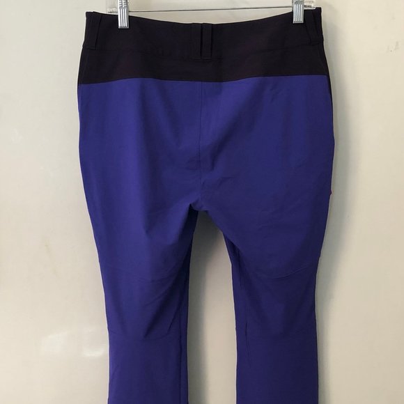 The North Face purple and black stretchy hiking pants Womens Size 8 NWOT - Picture 4 of 7